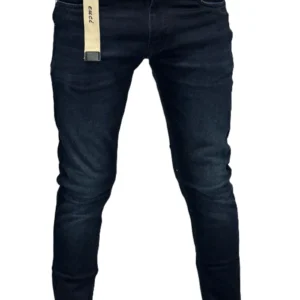 Slim Fit Ankle Jeans with Belt – Dark Navy